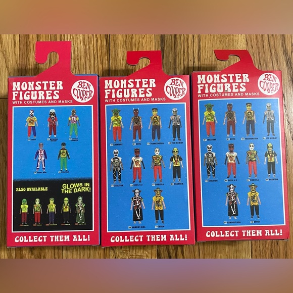 NECA BEN COOPER MONSTER COSTUME KID PHANTOM, INVISIBLE MAN, VAMPIRE GIRL FIGURES - Picture 3 of 6